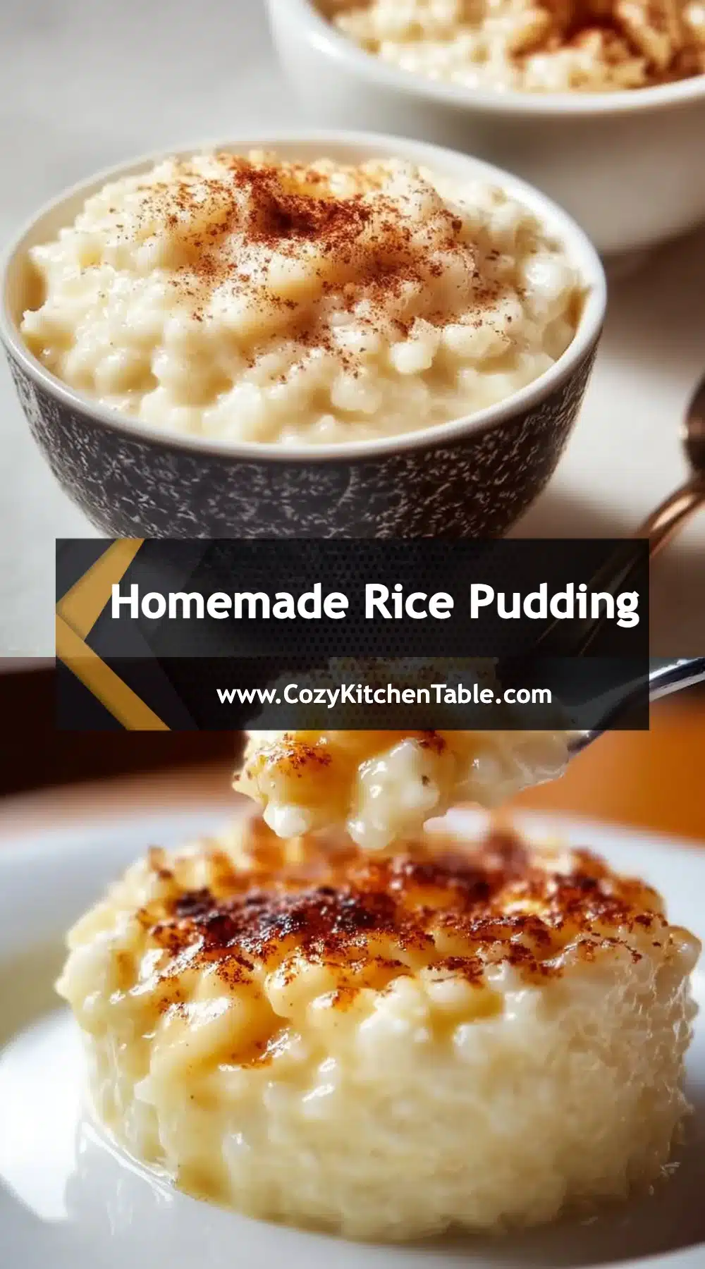 Individual Rice Pudding Homemade Rice Pudding